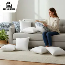 Kit  Enchimento 45×45 cm – Tnt Translúcido e Espuma Leve – Prático e Decorativo