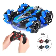 Carrinho 4x4 Controle Remoto Recarregável Giro 360 Drift Com 9 Funções