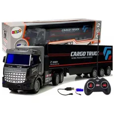 Carreta Controle Remoto Caminhão Recarregável Brinquedo Infantil Menino