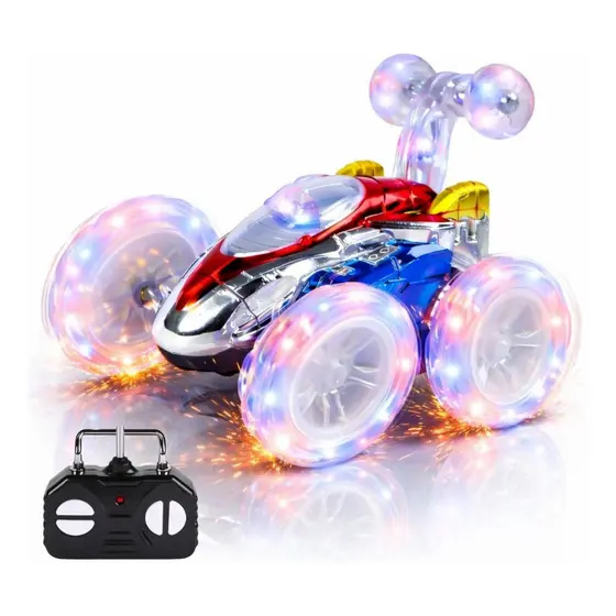 Carrinho De Controle Remoto Giro 360 Luzes Pirueta Brinquedo