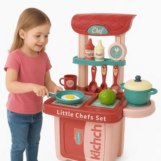Cozinha infantil Completa Brinquedo Menina Acessórios