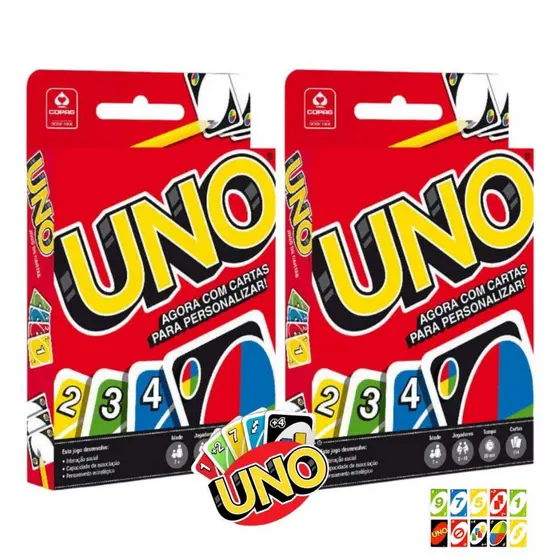 Jogo de Cartas Uno Original Baralho Diversão Família