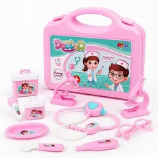 Kit Medico Maleta Brinquedo Menina Com Acessórios Educativo