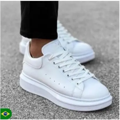 Tenis Masculino Casual Sola Alta 5cm Oversize Sneaker Clássico Original Numeração 37 ao 46