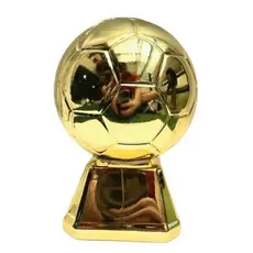 Troféu Bola Decorativo Metalizado