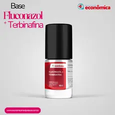 Esmalte Anti Micose Antifúngico Fluconazol + Terbinafina 10ml