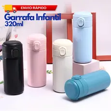 Garrafa Térmica Infantil Anti Vazamento Inox Frio/Quente presente infantil Escolar