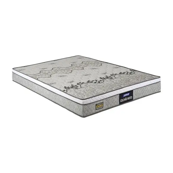 Colchão 138X21 Misto Stone Natural/Cinza - GAZIN