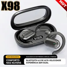 TWS X98 Fones de ouvido sem fio Bluetooth Fones de ouvido esportivos abertos Fones de ouvido para
