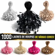 Lacre de Autenticidade Tags de Segurança Etiquetas Roupas Tecidos Alta Qualidade 1000 Unidades 18cm