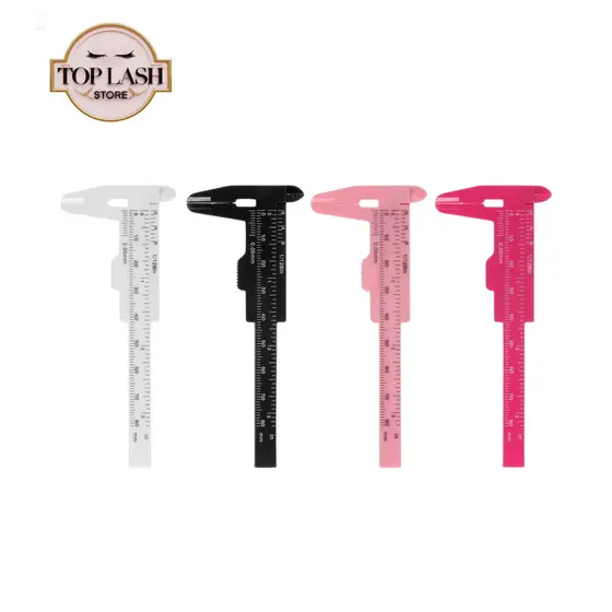 Mini Paquímetro Para Sobrancelha e cílios 8cm Envio Imediato