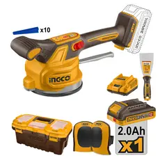 Máquina de Assentar Piso a Bateria 20V 2.0Ah Ingco