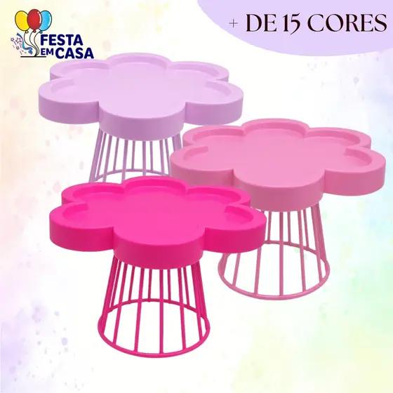 Porta Doce Floratta - Decoração, Doces, Bolos - Diversas Cores