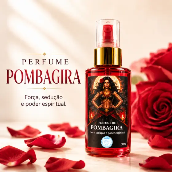 Perfume Pombagira 60ml Feminino Sedução e Magnetismo.