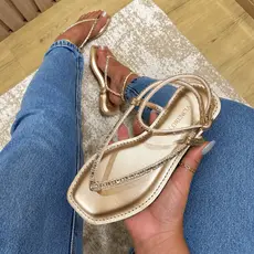 SANDÁLIA DEDO RASTEIRA STRASS FEMININO CONFORTÁVEL DO 34 AO 39