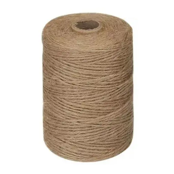 1 Rolo Fio Cordão Barbante Rami Juta 2 Mm 200 Gr 100 Metros Lembrancinha Artesanato