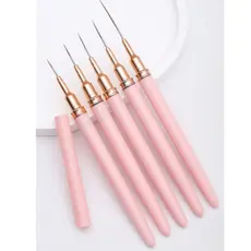 Kit Com 3/5 Peças Conjunto de Pincéis de Arte de Unhas para Esmaltação Francesinha