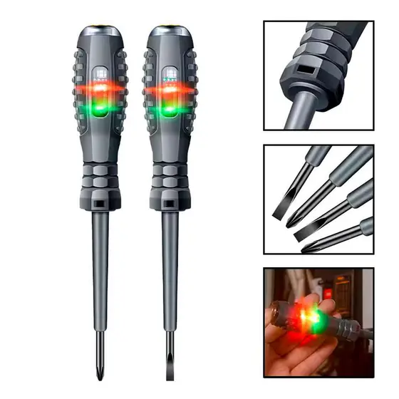 Eletricista Chave De Fenda Magnética Indução Tensão Teste Caneta Eletricistas