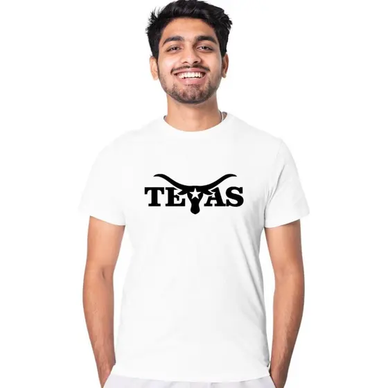 Camiseta Masculina Estampa Texas Country Lançamento