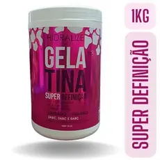 Gelatina Capilar Para Cabelos Cacheados Super Definição Intensa Hidralize 1kg