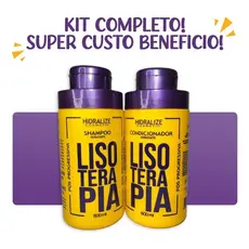 Kit Shampoo Condicionador Liso Terapia Progressiv Pós Químic
