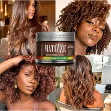 Máscara Tonalizante Avelã Chocolate Matizadora 100% Natural MATIZZE HIDRALISE Sem Amônia
