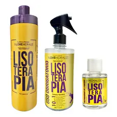Kit Lisoterapia Progressiva+ Protetor Térmico E Óleo Grátis