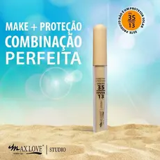 Corretivo Liquido Matte Alta Cobertura Com FPS 35 - MaxLove