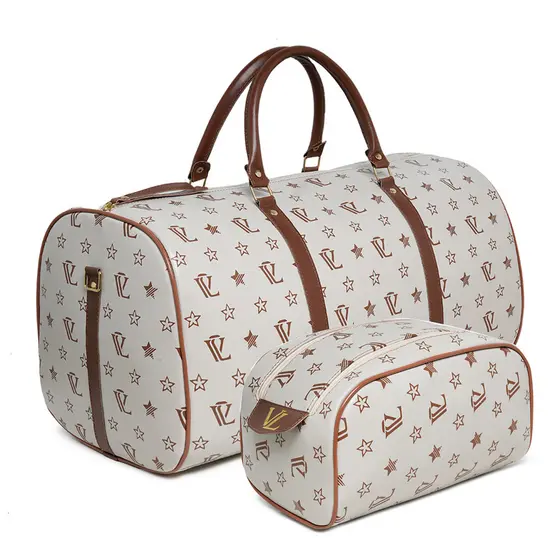 Kit Conjunto Mala de Viagem e Necessaire Premium Unissex Bordo Estilo e Funcionalidade