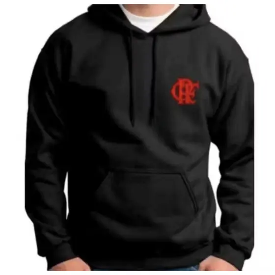 Moletom Unissex com Capuz e Bolso Blusa Casual de Inverno Qualidade Premium