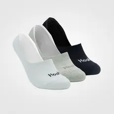 Kit 3 Pares Meia Sapatilha Invisivel Masculina Feminina Com Silicone