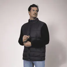 Jaqueta Masculina Puffer Bobojaco Casaco Nylon Impermeável com Capuz Removivel Bolso Interno