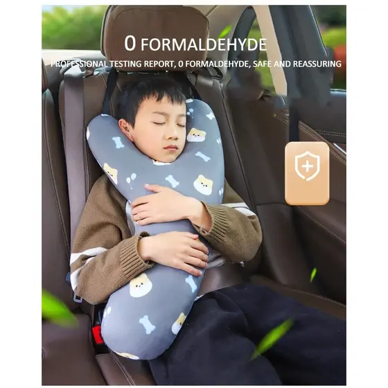 Almofada Carro Y- Apoio Cervical e Cabeça para Crianças e adultos