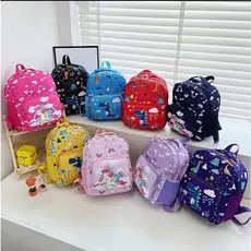 Mochila Escolar Leve Com Estampa De Dinossauro Para Meninos E Meninas
