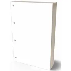 Refil Argolado 90g 80 Folhas Branco Liso Caderno Fichario