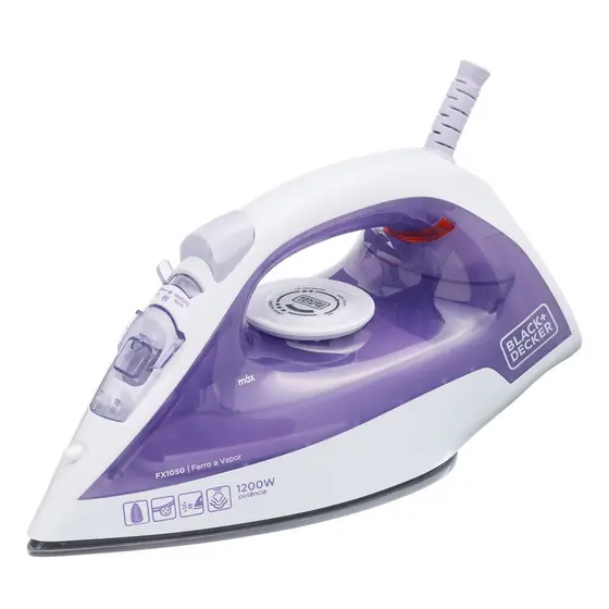 Ferro à Vapor BLACK+DECKER FX1050 Antiaderente 110V e 220V