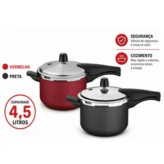 Panela de Pressão Tramontina 4,5 Litros Antiaderente em Alumínio – Linha Vancouver