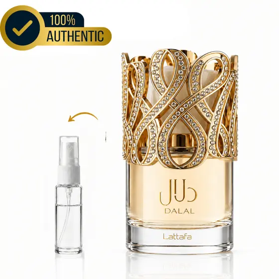 Perfume Dalal Lattafa - Original Árabe Feminino Floral Frutado Gourmand