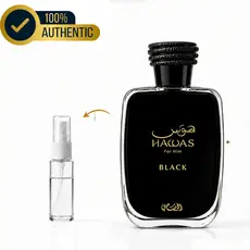 Perfume Hawas Black Masculino Original - Sofisticado Marcante Alta Fixação
