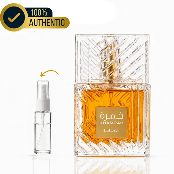 Khamrah Lattafa – Doce Intenso, Especiado e Ambarado | Perfume Árabe Original