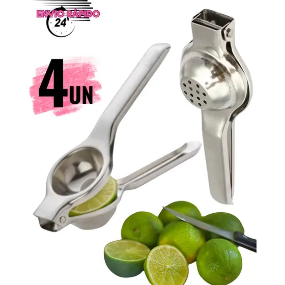 Espremedor de Limão Gourmet de Inox Maciço Super Resistente  cozinha Restaurante