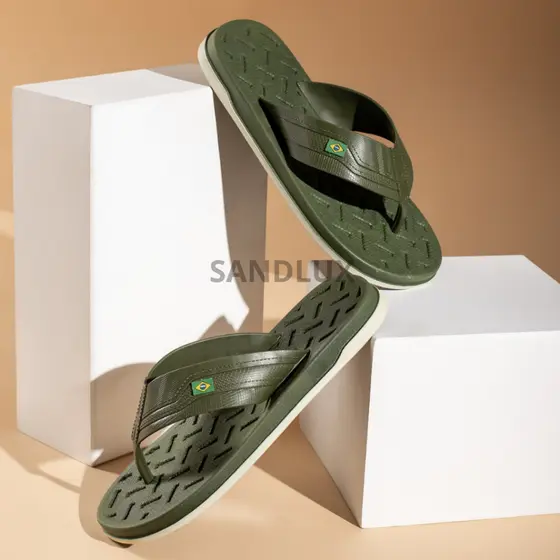 Chinelo Ortopédico Antiderrapante Masculino Confort Plus
