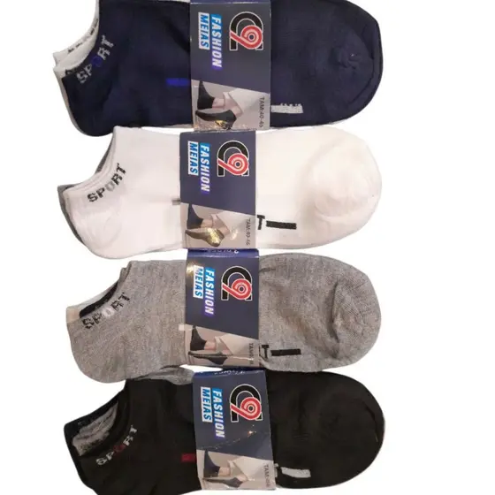 kit 6/12 pares de meias basicas masculino invisivel
