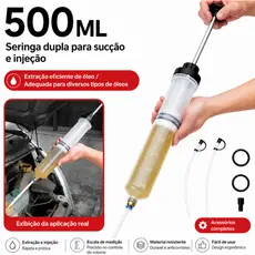 Seringa Extrator De Óleo Fluido Carro Combustível Mangueira
