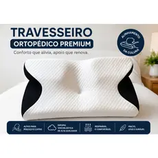 Travesseiro Cervical Ergonômico Conforto para Pescoço