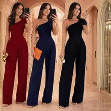Macacão Moda 2026 com Bojo, Bolsos e Detalhe Laço – Feminino e Sofisticado