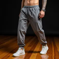 Calça Jogger Esportiva com Elastano Leve – Conforto e Liberdade nos Treinos