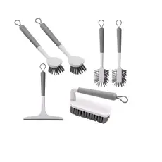 Kit de acessórios de limpeza Ou 6 peças Linha Flow Bege
