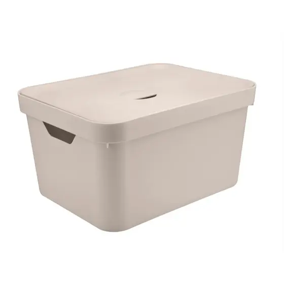Caixa organizadora Ou 32L com tampa Linha Cube