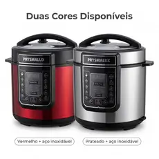 Panela de pressão elétrica, 5L/6L, aço inoxidável, antiaderente, fácil de limpar, prática e conveniente, envio imediato.